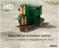 Silver Monkey Kompaktowa Kamera Cyfrowa RetroCAM zielona - 1571155 - zdjęcie 5